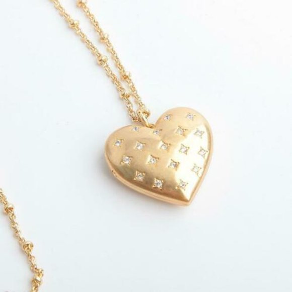 Kate Spade My Precious Heart Crystal Necklace SET - Picture 4 of 10